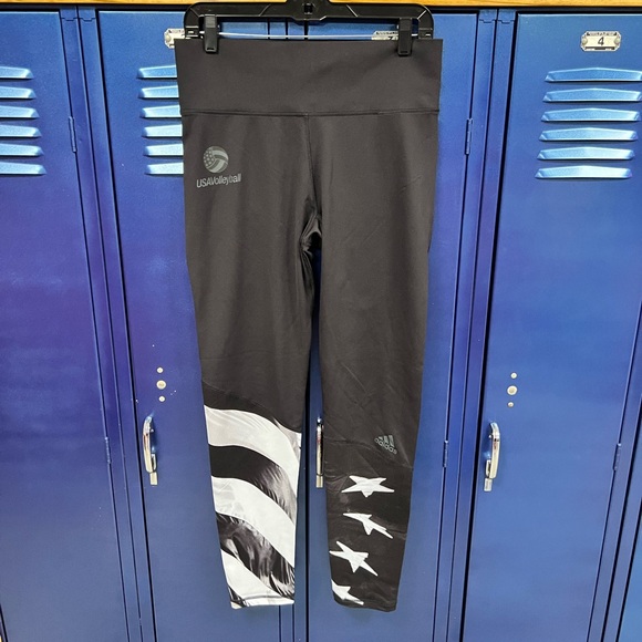 USA Volleyball Adidas Leggings - Picture 1 of 4